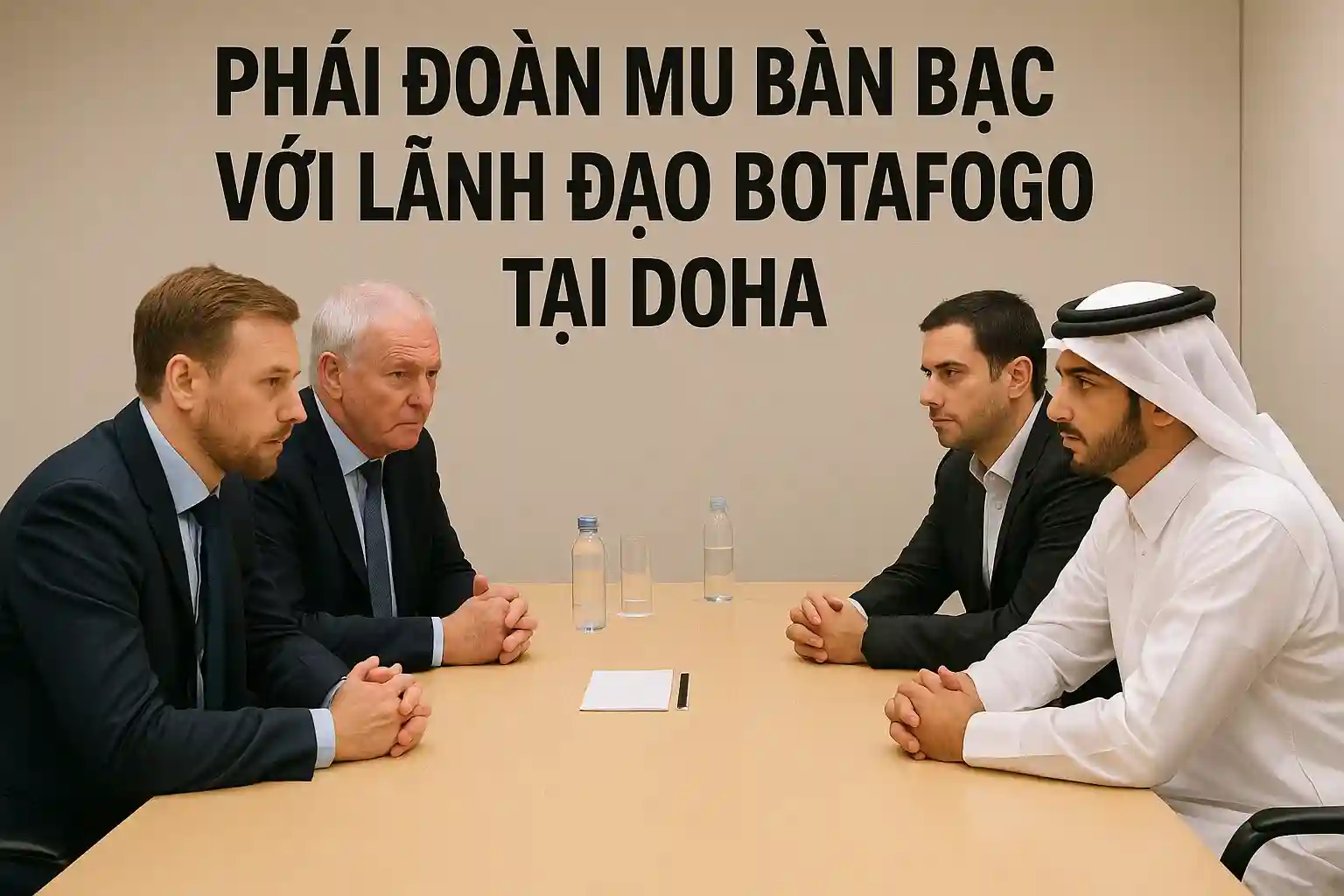 Phái đoàn MU bàn bạc với lãnh đạo Botafogo tại Doha
