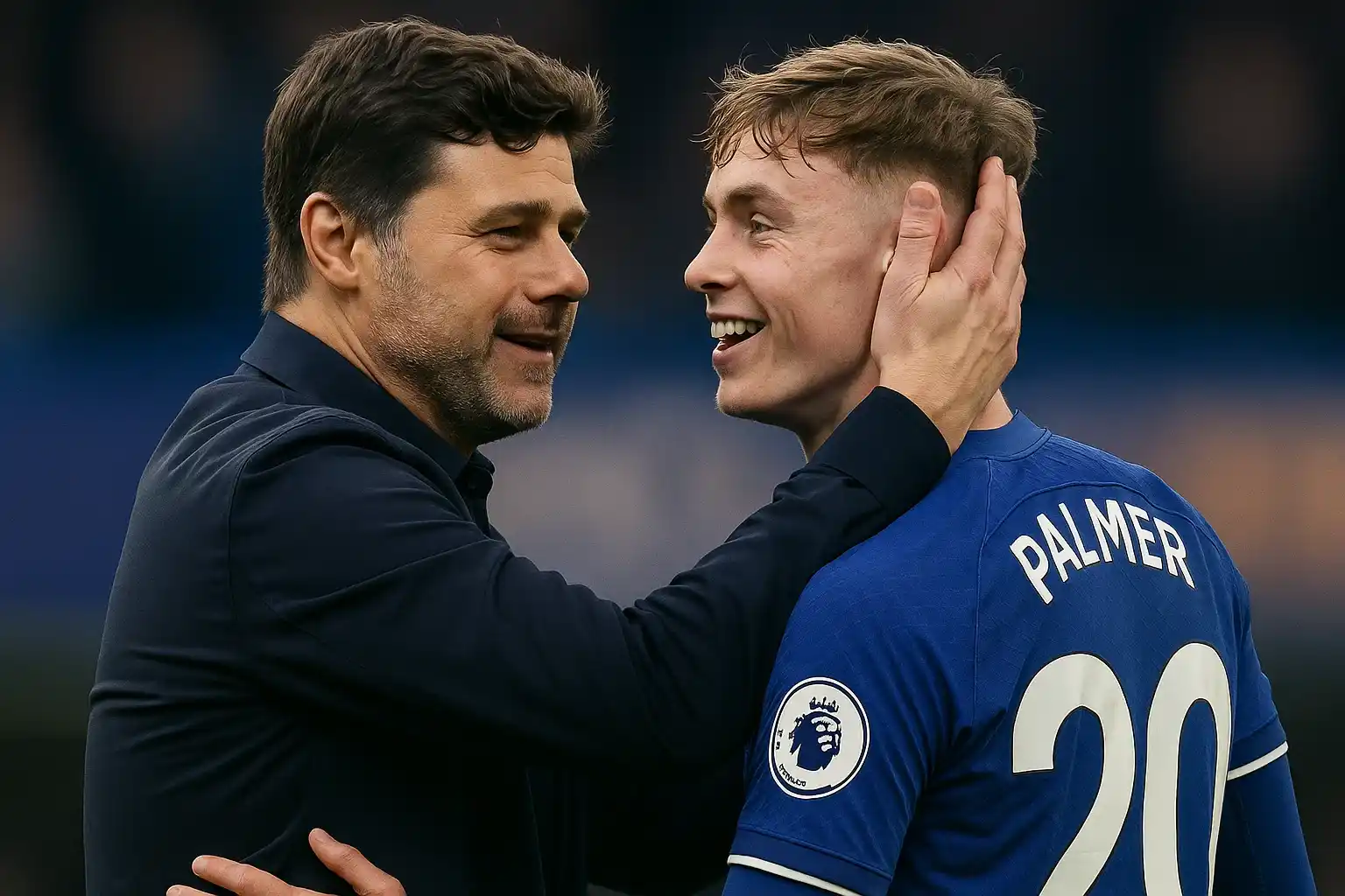 Tình thầy trò giữa Poch và Palmer – khoảnh khắc đắt giá.